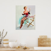 Miss Pin omhoog Poster (Keuken)