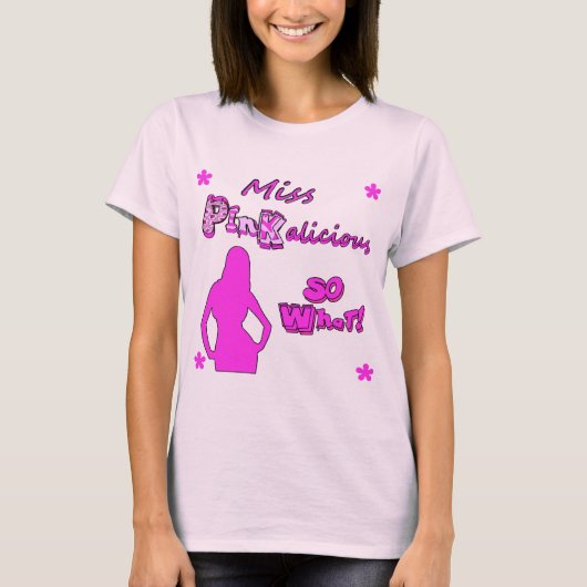 miss pinkalicious dus wat T-shirt (Voorkant)