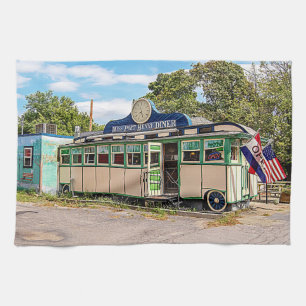 Miss Port Henry Diner, Port Henry, New York Theedoek