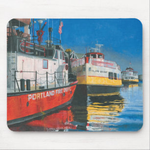 Miss Portland Vuurboot en Casco Bay Veerboten Muismat