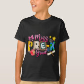 Miss Pre-k Afstudeerder Afstuderen Shirt Meisje Ki (Voorkant)