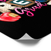 Miss Pre-k Afstudeerder Afstuderen Shirt Meisje Ki Poster (Hoek)