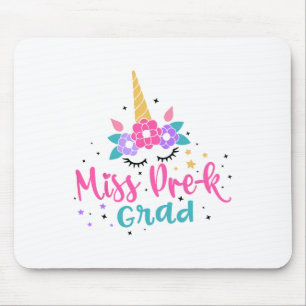 Miss Pre-k Afstudeerder Preschool Afstuderen Meisj Muismat