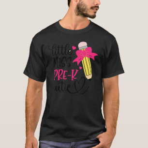 Miss Prek Cutie eerste dag Hallo school T-shirt