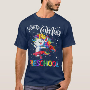 Miss Preschool Unicorn Magical eerste dag van T-shirt