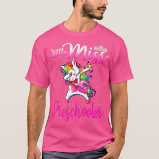 Miss Preschoolman terug naar school Unicorn T-shirt