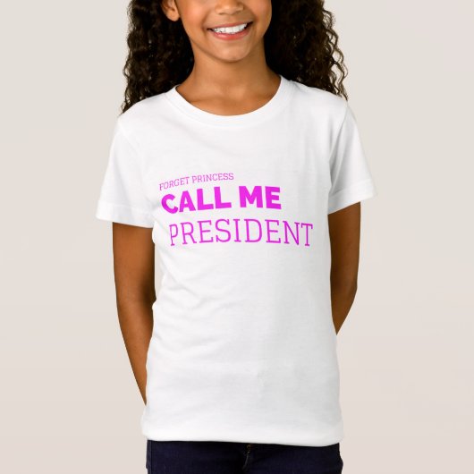 Miss President T-shirt (Voorkant)