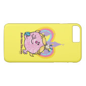 Miss Princess Posing met Castle & Heart Case-Mate iPhone Case (Achterkant (Horizontaal))