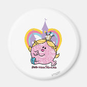 Miss Princess Posing met Castle & Heart Magneet (Voorkant)