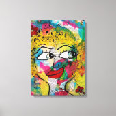 Miss Print Canvas afdrukken (Voorkant)