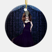 Miss Priscilla Velvet Ornament (Voorkant)