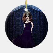 Miss Priscilla Velvet Ornament (Achterkant)