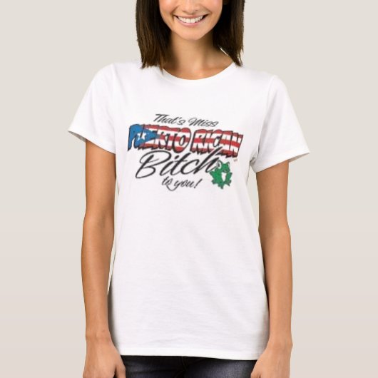 Miss Puerto Rican T-shirt (Voorkant)