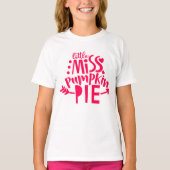  Miss Pumpkin Pie Kind T-Shirt (Voorkant)