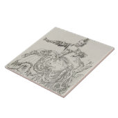 Miss Puvigne als het levende standbeeld, in Pigmal Tegeltje (Zijkant)