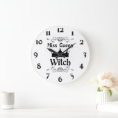 Miss Queen Witch Clock Grote Klok (Huis)