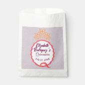 Miss Quince Butterflies Tiara Crown Squiggle  Bedankzakje (Voorkant)