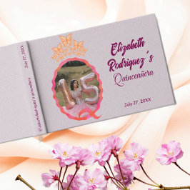 Miss Quince Quinceanera Butterflies Crown Squiggle Gastenboek