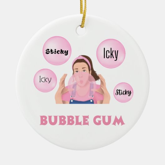 Miss Rachel Ornament - Icky Stick, Bubblegum (Voorkant)