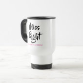 Miss Recht Haar Naam Pret Reisbeker (Voorkant links)