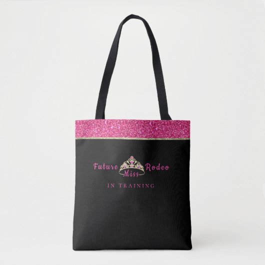 Miss Rodeo Crown Future Miss Rodeo in opleiding Tote Bag (Voorkant)