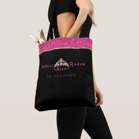 Miss Rodeo Crown Future Miss Rodeo in opleiding Tote Bag (Dichtbij)