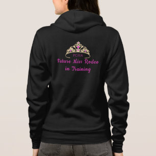 Miss Rodeo Crown Hoodie-Furture Miss Rodeo in Trai Hoodie