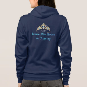 Miss Rodeo Crown Hoodie-Furture Miss Rodeo in Trai Hoodie
