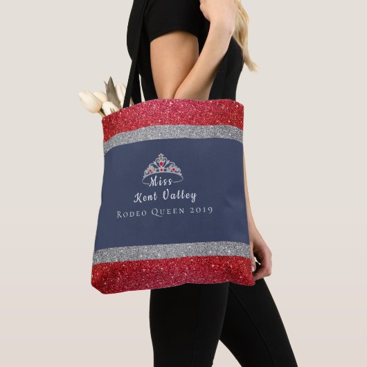 Miss Rodeo Crown Miss Rodeo Titel Tote Bag (Dichtbij)
