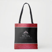 Miss Rodeo Crown Miss Rodeo Titel Tote Bag (Voorkant)
