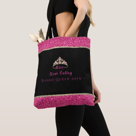 Miss Rodeo Crown Miss Rodeo Titel Tote Bag (Dichtbij)