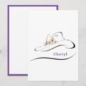 Miss Rodeo Crown Pageant Note Cards Notitiekaartje (Voorkant / Achterkant)