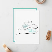 Miss Rodeo Crown Pageant Note Cards Notitiekaartje (Voorkant / Achterkant in situ)