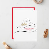 Miss Rodeo Crown Pageant Note Cards Notitiekaartje (Voorkant / Achterkant in situ)