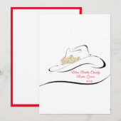Miss Rodeo Crown Pageant Note Cards Notitiekaartje (Voorkant / Achterkant)