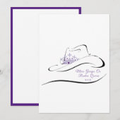 Miss Rodeo Crown Pageant Note Cards Notitiekaartje (Voorkant / Achterkant)