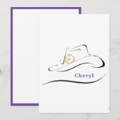 Miss Rodeo Crown Pageant Note Cards Notitiekaartje (Voorkant / Achterkant)