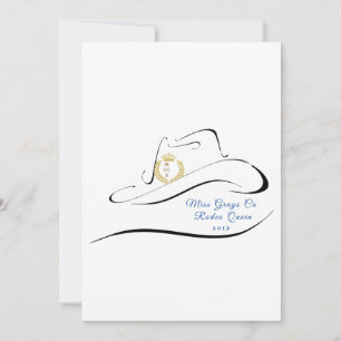Miss Rodeo Crown Pageant Note Cards Notitiekaartje