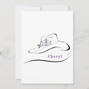 Miss Rodeo Crown Pageant Note Cards Notitiekaartje