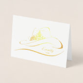 Miss Rodeo Pageant Crown Folie Crown Note Kaart (Voorkant)