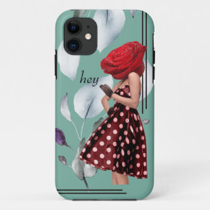 Miss Roos Cool Collage Pop Art Feminine Floral Case-Mate iPhone Case
