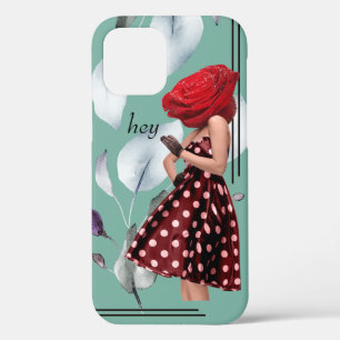 Miss Roos Cool Collage Pop Art Feminine Floral Case-Mate iPhone Case