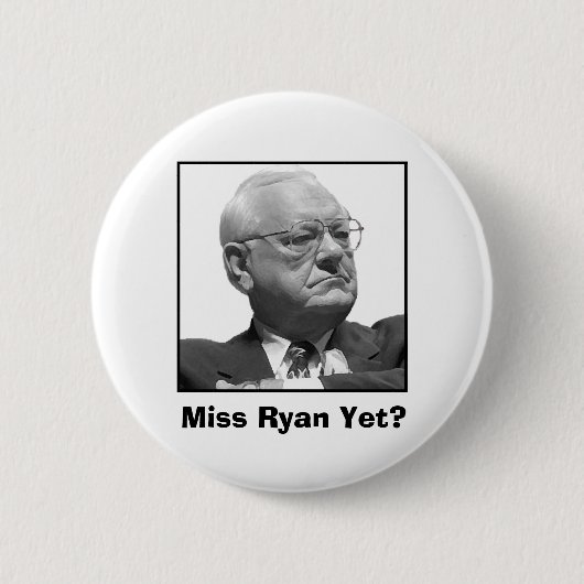 Miss Ryan toch? Ronde Button 5,7 Cm (Voorkant)