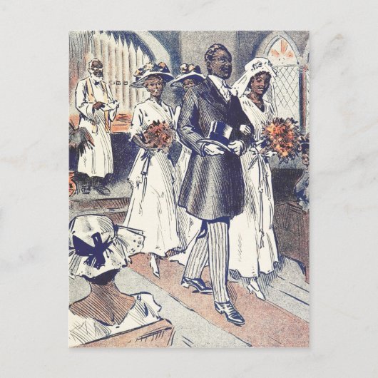 Miss Samantha Johnson's bruiloft Briefkaart (Voorkant)