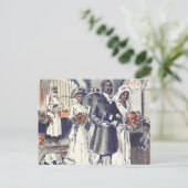 Miss Samantha Johnson's bruiloft Briefkaart (Staand voorkant)