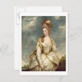 Miss Sarah Campbell, 1777-78 (olie op canvas) Briefkaart (Voorkant / Achterkant)