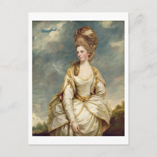 Miss Sarah Campbell, 1777-78 (olie op canvas) Briefkaart (Voorkant)