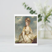 Miss Sarah Campbell, 1777-78 (olie op canvas) Briefkaart (Staand voorkant)