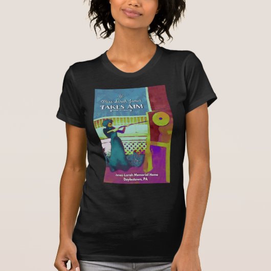 Miss Sarah Neemt Aim T-Shirt (Voorkant)