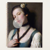 Miss Sassy die bubbelgom blaast Planner (Voorkant)